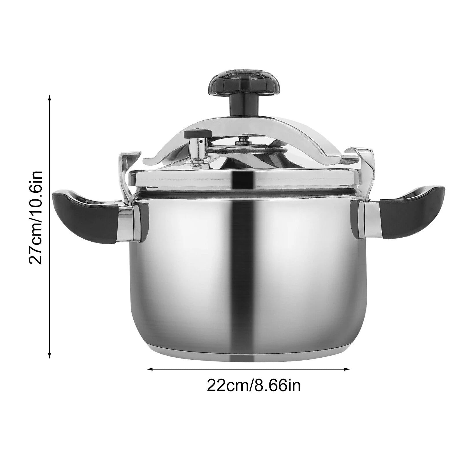 5L 60kpa Stainless Steel Pressure Cooker T792