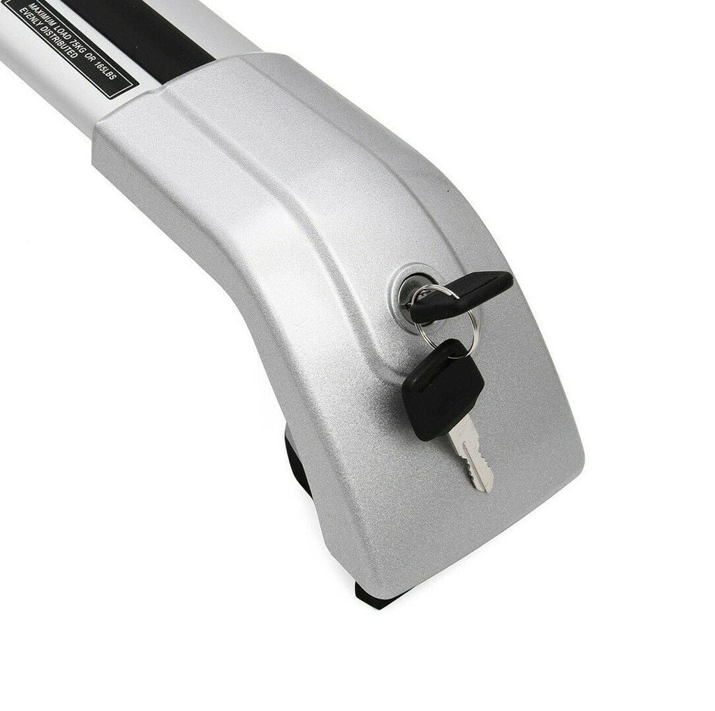 Silver Cross Bar Roof Rack Rail Luggage Carrier G458047