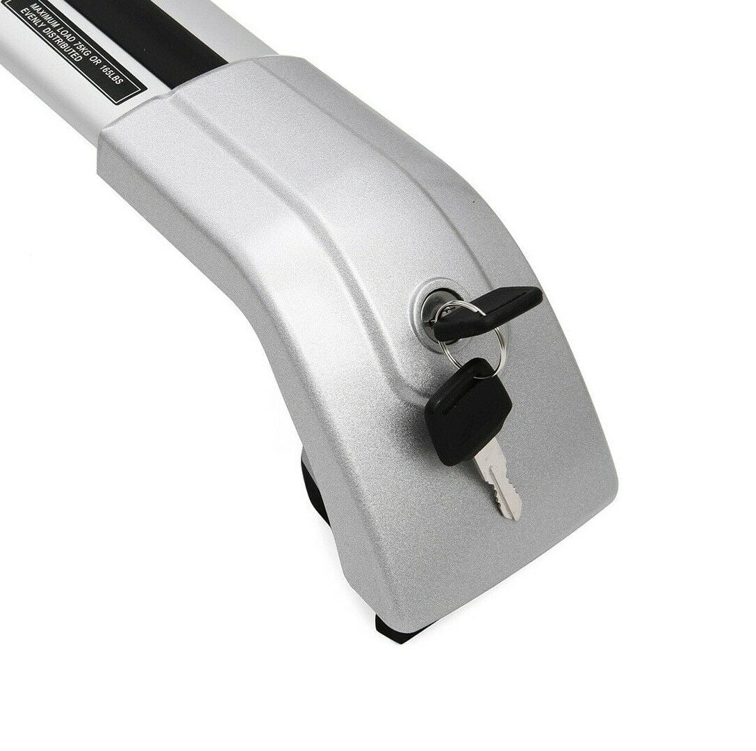 Silver Cross Bar Roof Rack Rail Luggage Carrier G458047