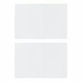 Party Tent Sidewall 2 pcs with Zipper PE White T1390