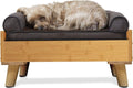 Gray Wash Elevated Dog Bed Frame, Large Pack of 2 E387