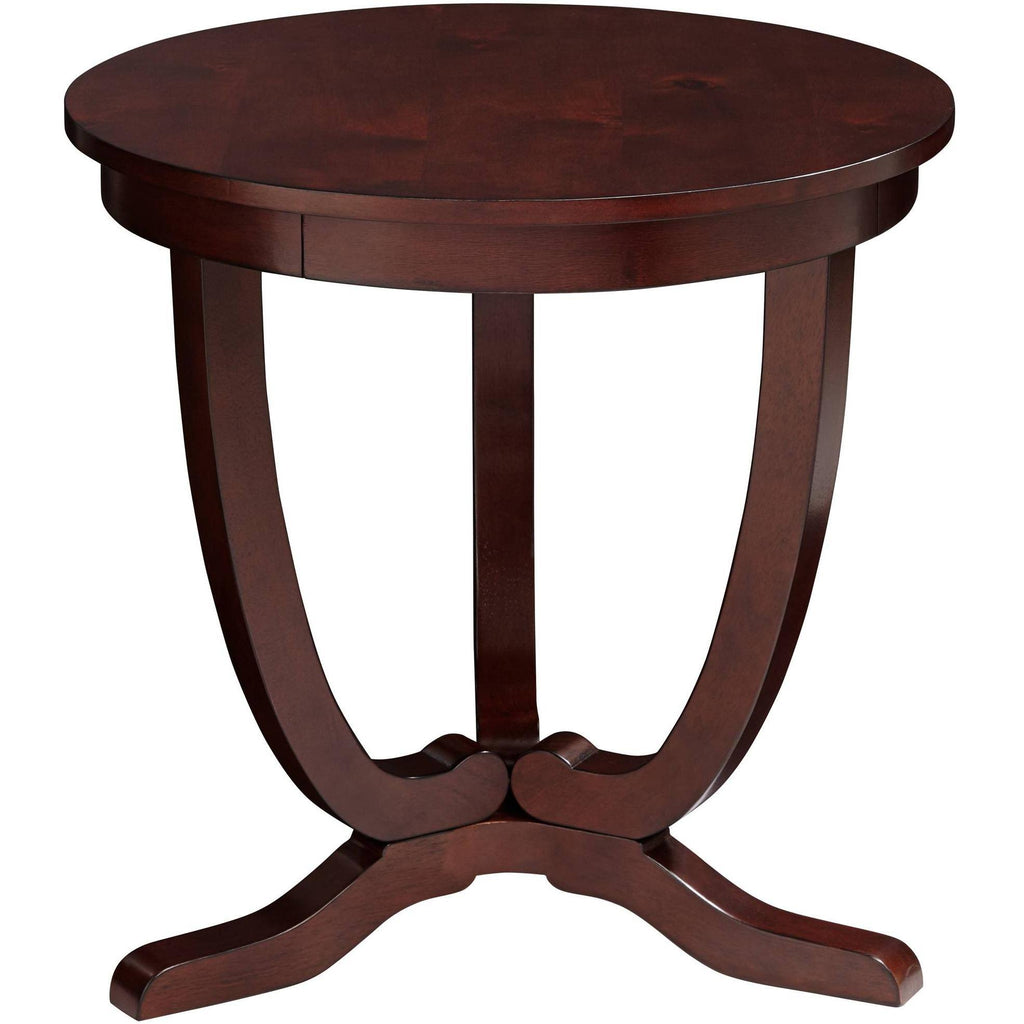Espresso Round Accent Table G700