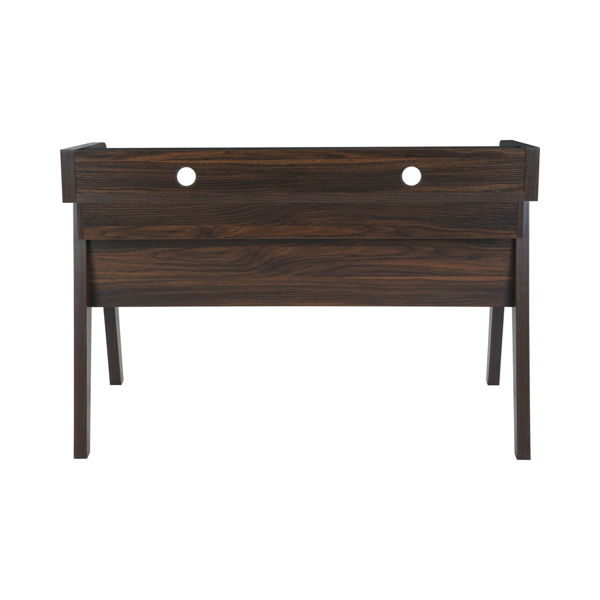 Walnut Writing Desk with Outlet S633