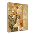 Champagne Daffodils Giclee Print on Wrap Canvas J348