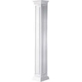 Craftsman Classic Square Non-Tapered Raised Panel Column with Prairie Capital and Prairie Base U676401