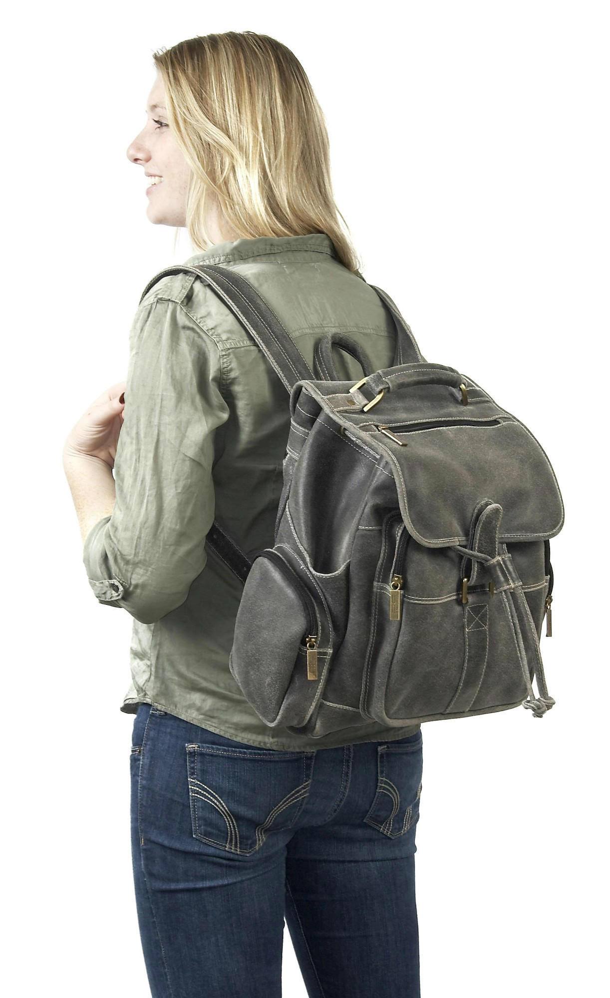 Distressed Brown Bak-Pak R52216