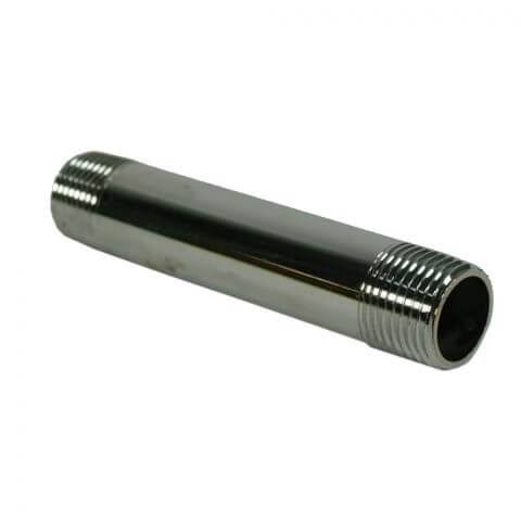 Brass Nipple, Chrome Plated, 1/2x22x36 O710662