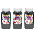 Black Plastic Glitter - 3 lbs. Y524908