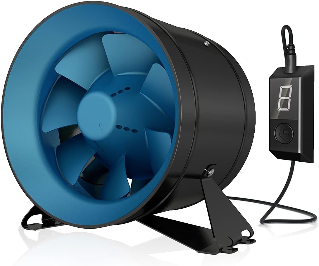 10 Inch Inline Duct Fan with Variable Speed Controller G981