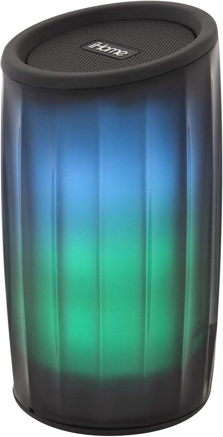Color Changing Bluetooth Rechargeable Speaker System Pack of 2 A996981