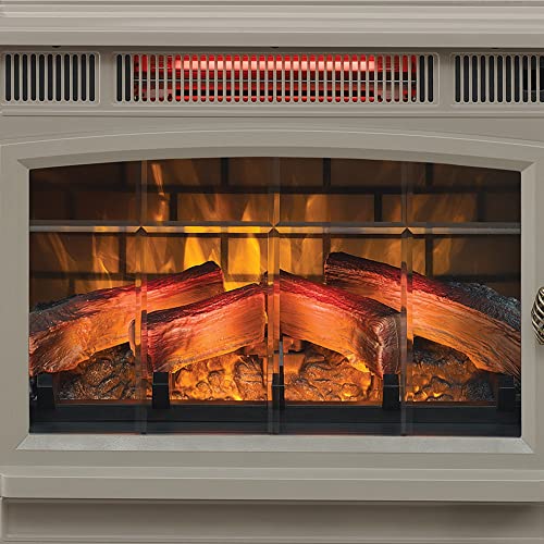 Electric Infrared Quartz Fireplace Stove with 3D Flame Effect T666518