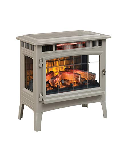 Electric Infrared Quartz Fireplace Stove with 3D Flame Effect T666518