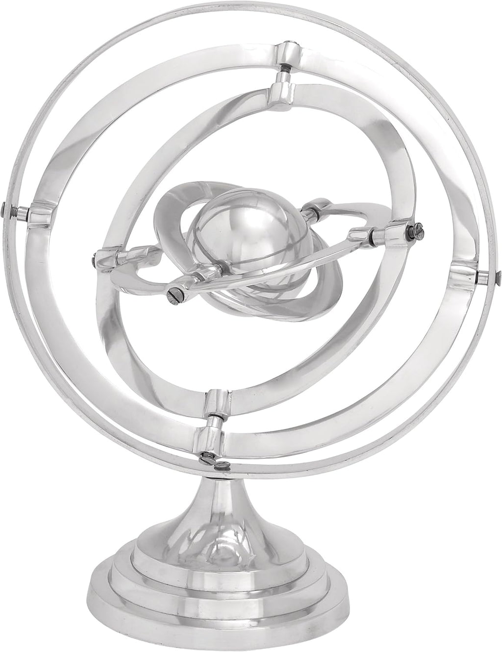 Aluminum Armillary with Nautical Maritime Decor R360946