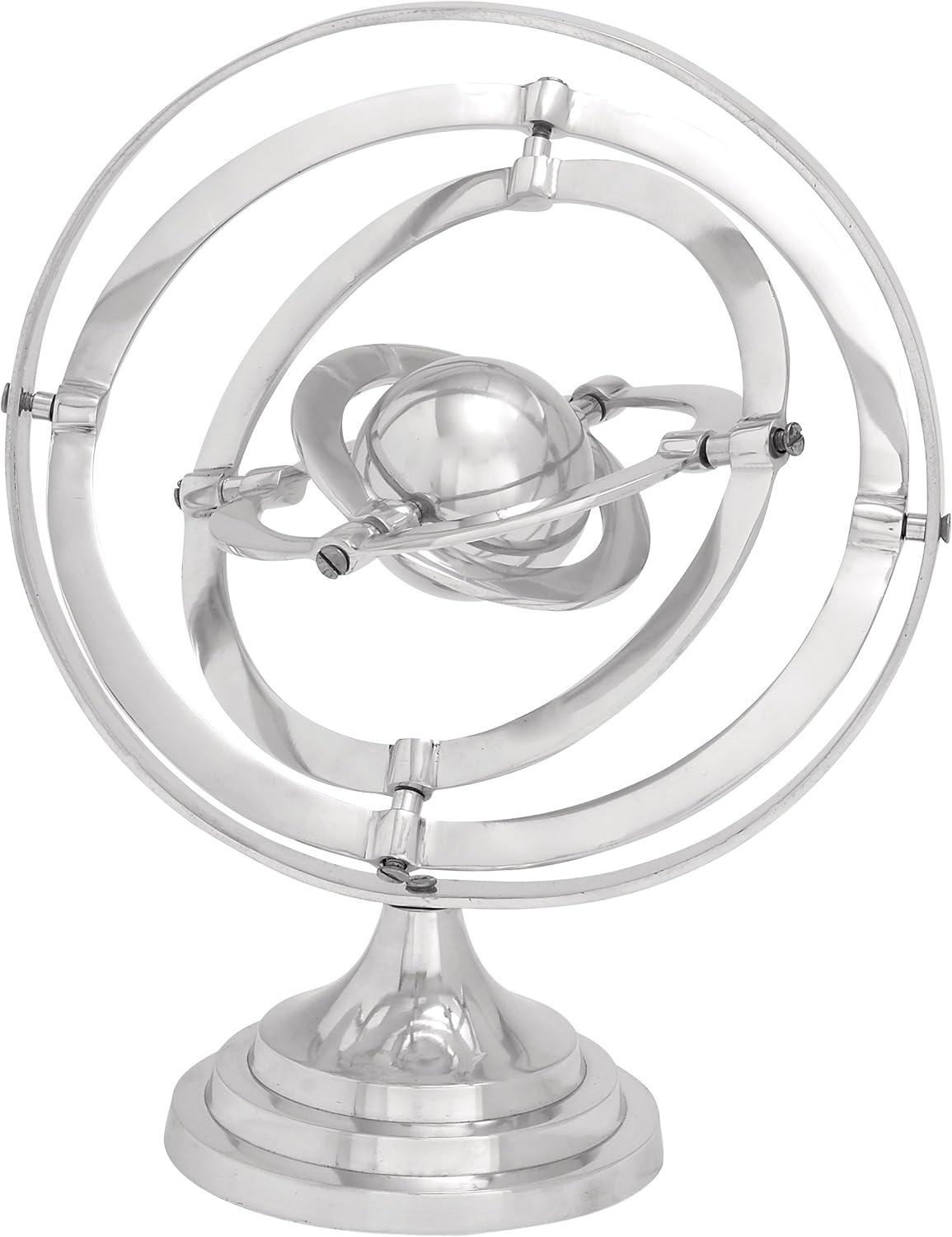 Aluminum Armillary with Nautical Maritime Decor R360946