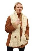 Natural Wool Pocket Scarf Y81578