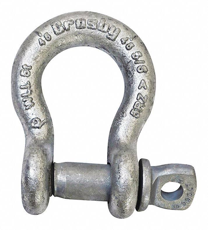 1 in Body Size 1 9/64 in Pin Dia. Crosby Shackle M57387