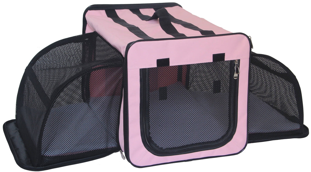 Blue Lightweight Collapsible Pet Dog Crate W414