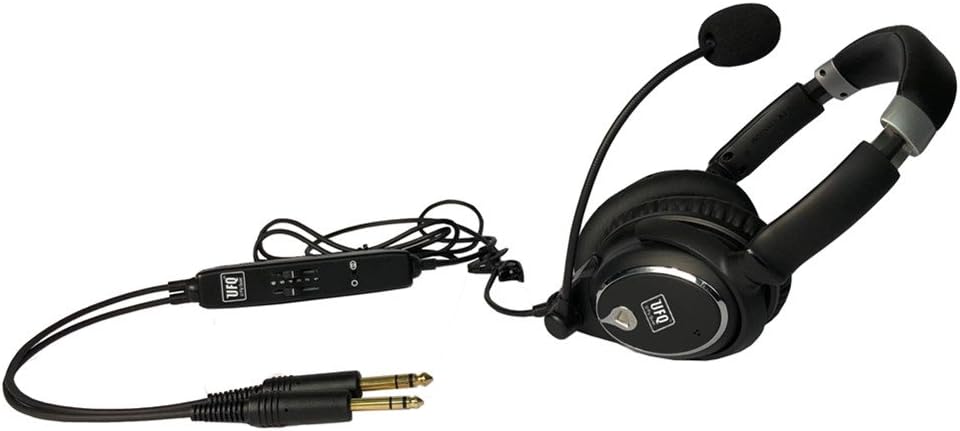 Aviation Headset with Metal Shaft and MP3 Input U476