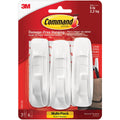 White Large Command Hooks & Strips Value Pack F50748