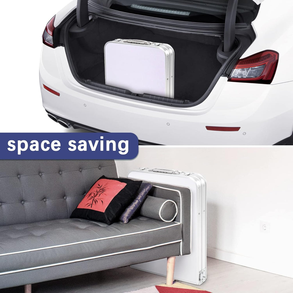 Aluminum Folding Camping Table with Storage Organizer N101286