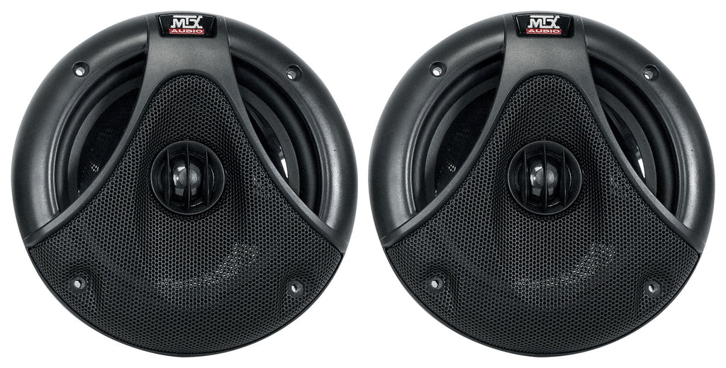 6.5" 150 Watt Silver Marine Boat Wakeboard Tower Speakers M745