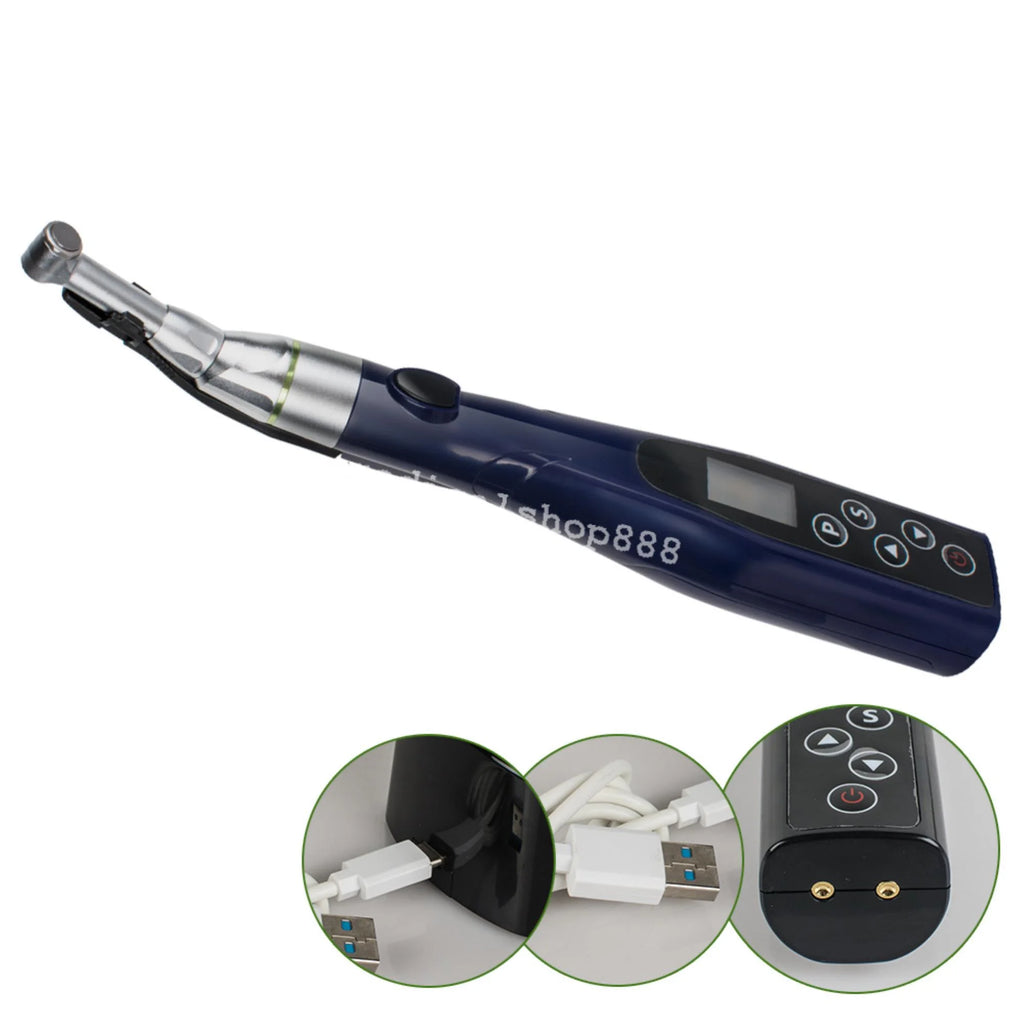 Wireless Mini Endodontics Motor with 16:1 Reduction Contra Angle I2484
