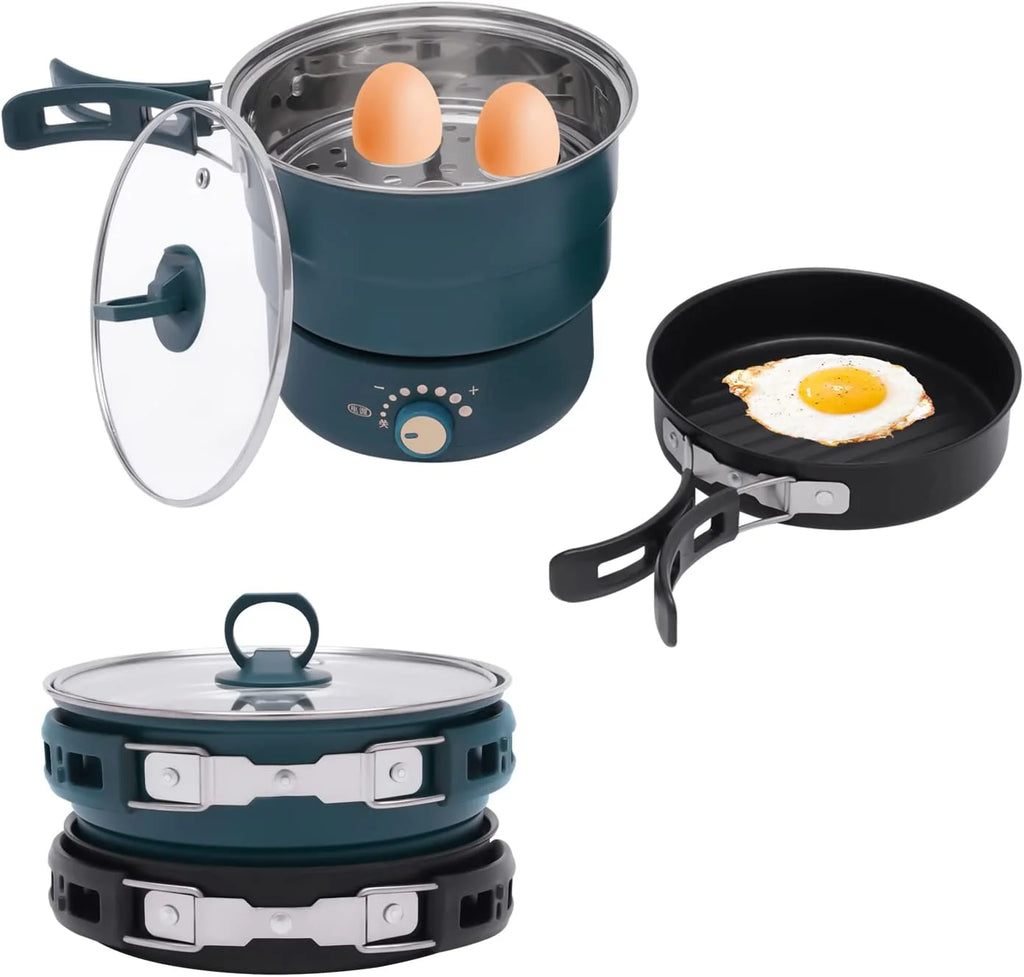 Portable Electric Non-stick Hot Pot with Foldable Handles R544
