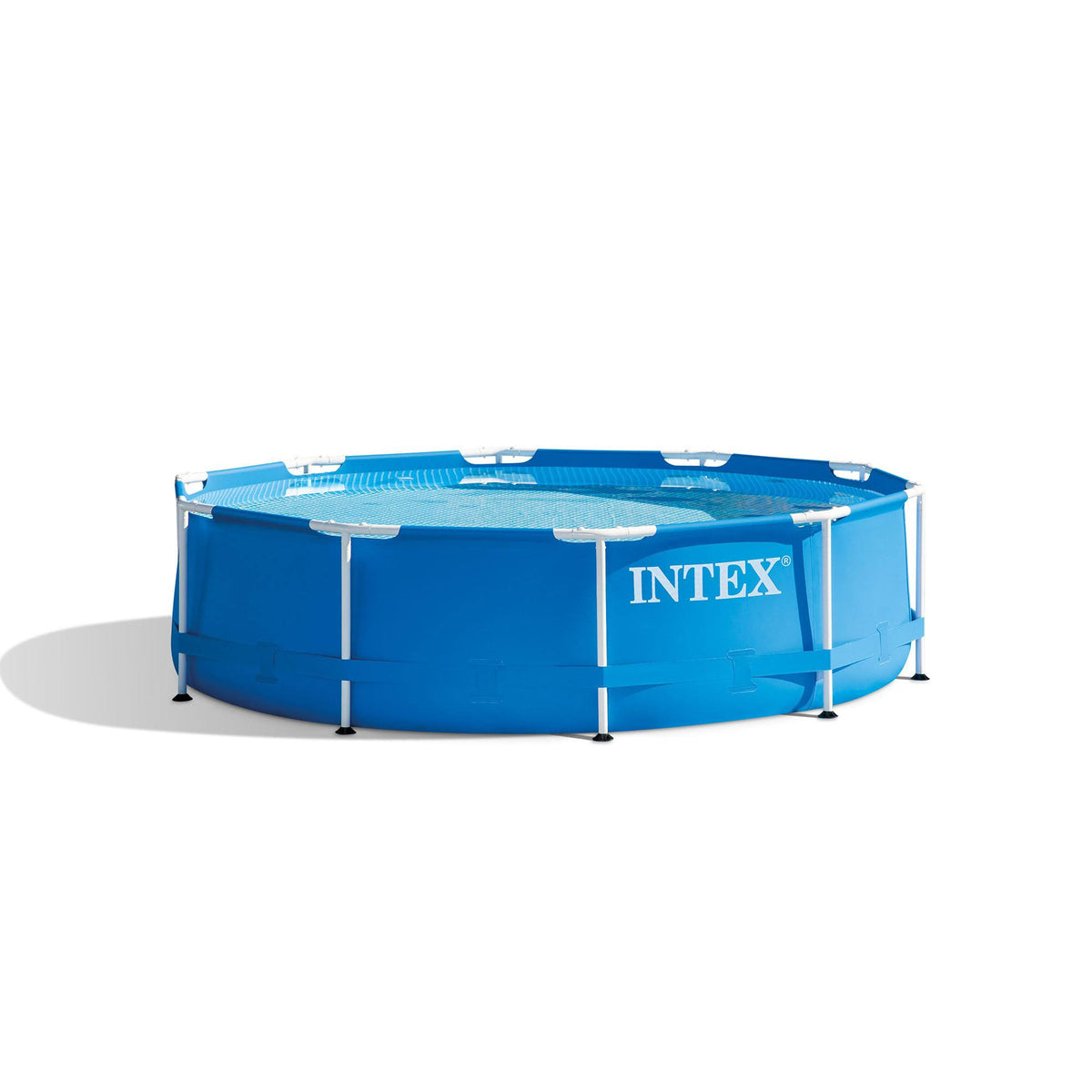 Round Frame Pool with Filter Pump and Vinyl Cover W82391