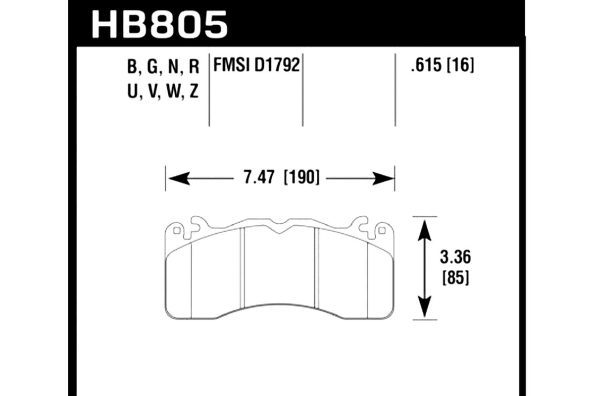 HPS 5.0 Disc Brake Pad K410154