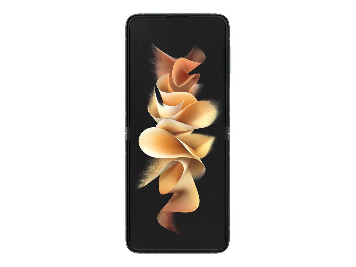 Galaxy Z Flip3 5G smartphone, dual-SIM, RAM 8 GB / Internal Memory 128 GB, OLED display, 6.7", 2640 x 1080 pixels, 2x rear cameras 12 MP, front camera 10 MP, green O447046
