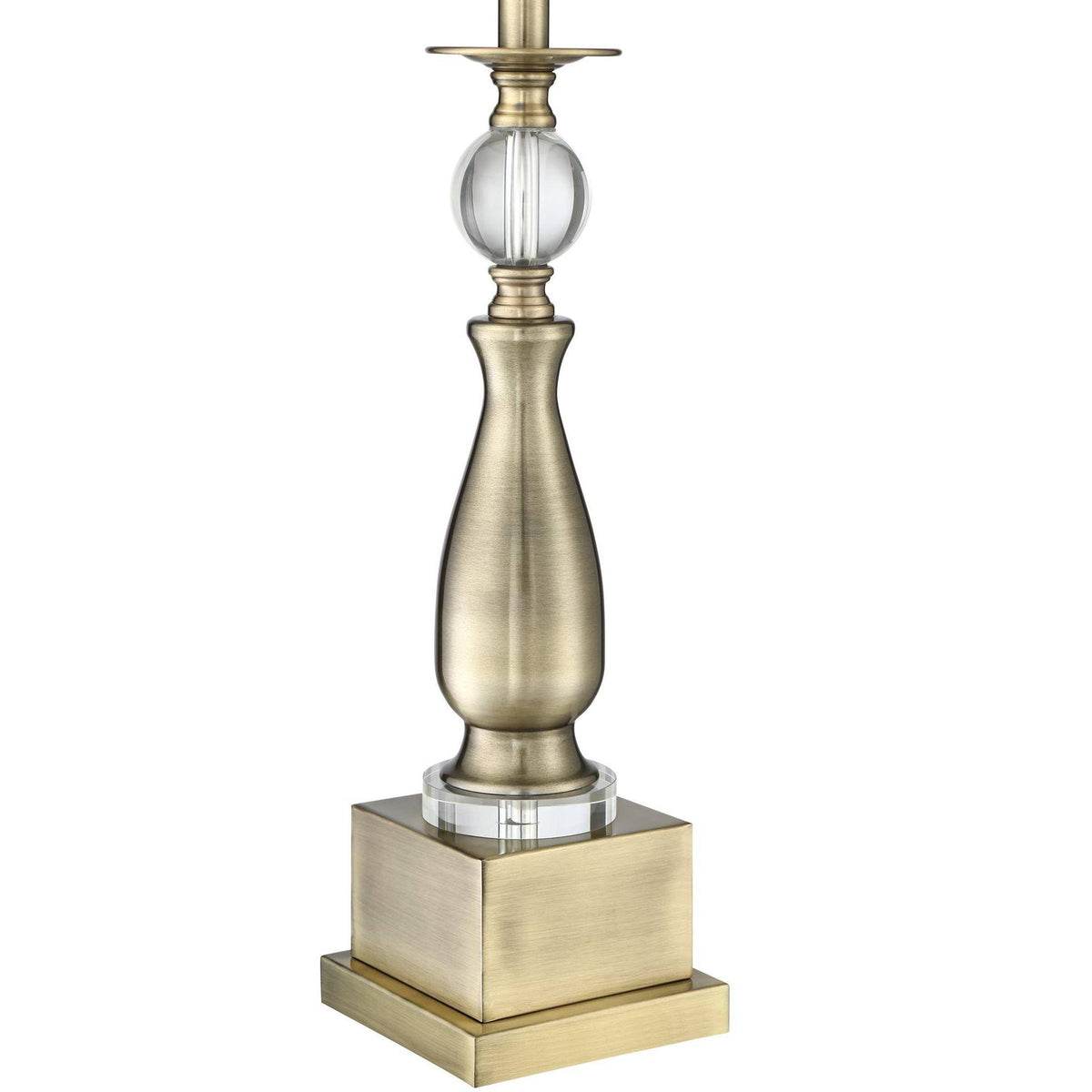 Brass Cutout Openwork Double Drum Shade Table Lamp H8469