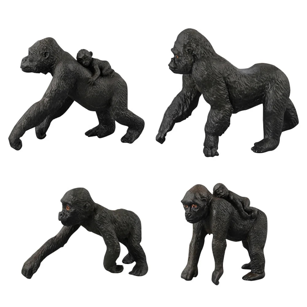 Simulation Gorilla Wild Animal Action Figure V5647