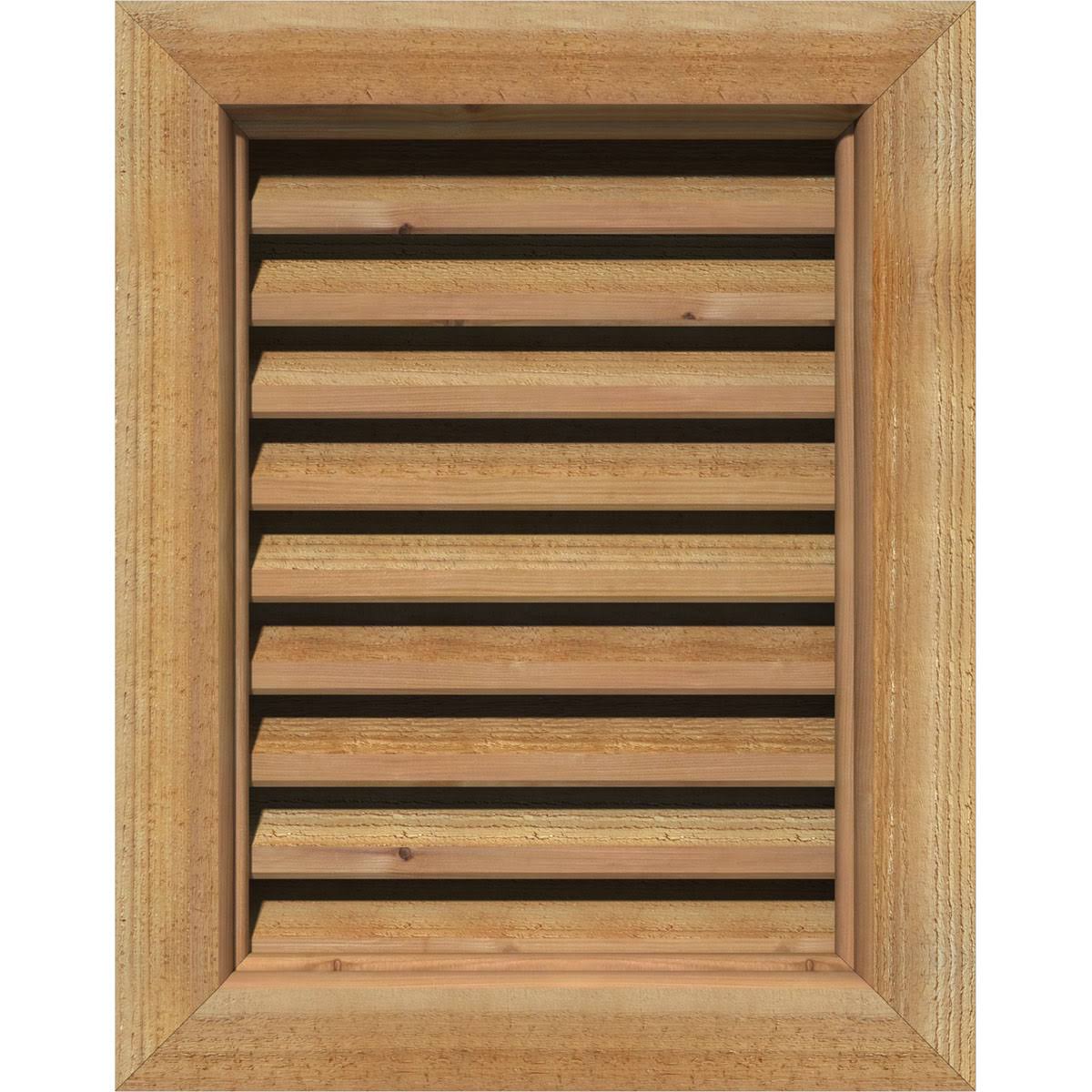 Unfinished Vertical Gable Vent C63252