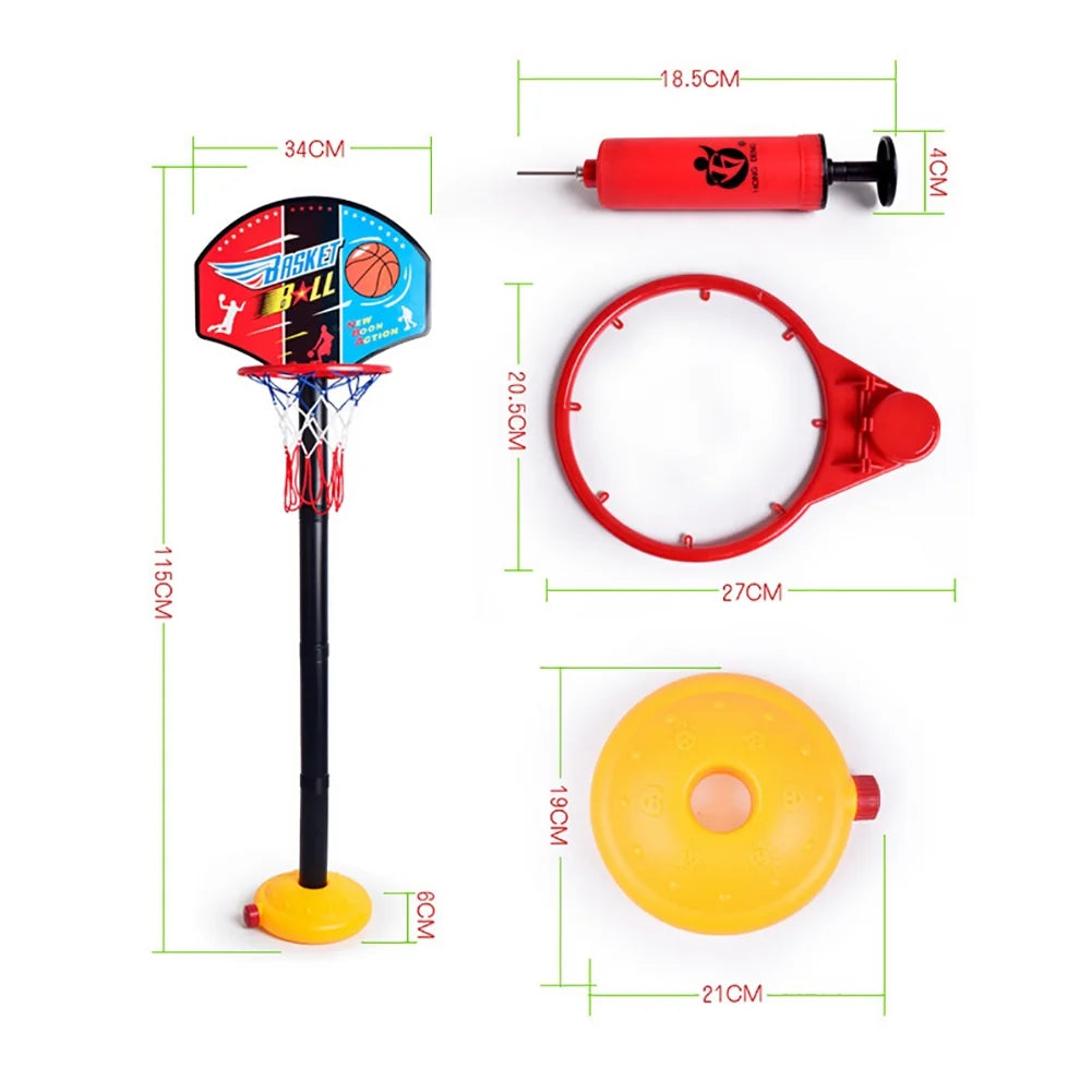 Adjustable Kids Mini Basketball Hoop Stand Toys A6843