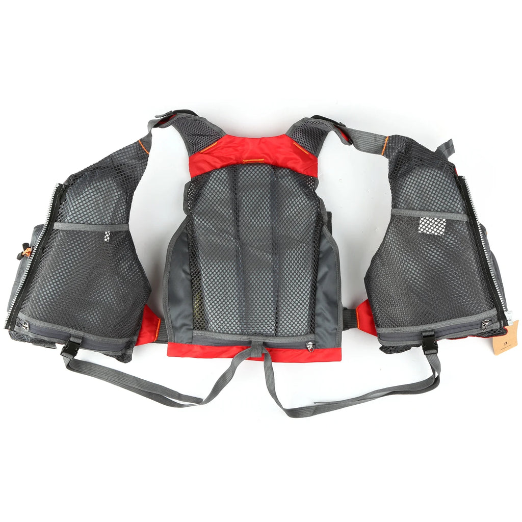 Utility Vest Floatation Device, Breathable Padded Fishing Life Vests, 209lb Bearing W85460