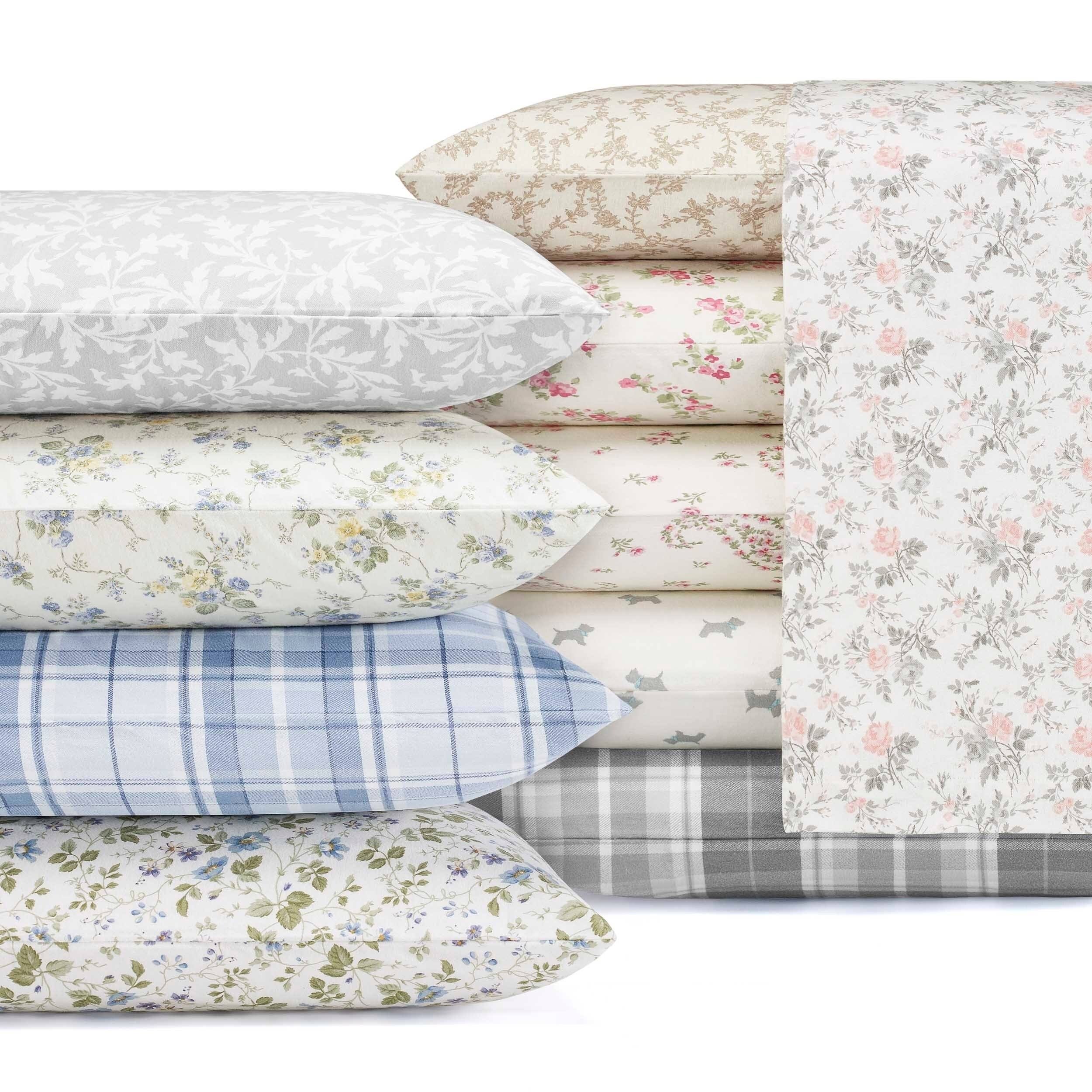 Beige Flannel Full Sheet Set C650