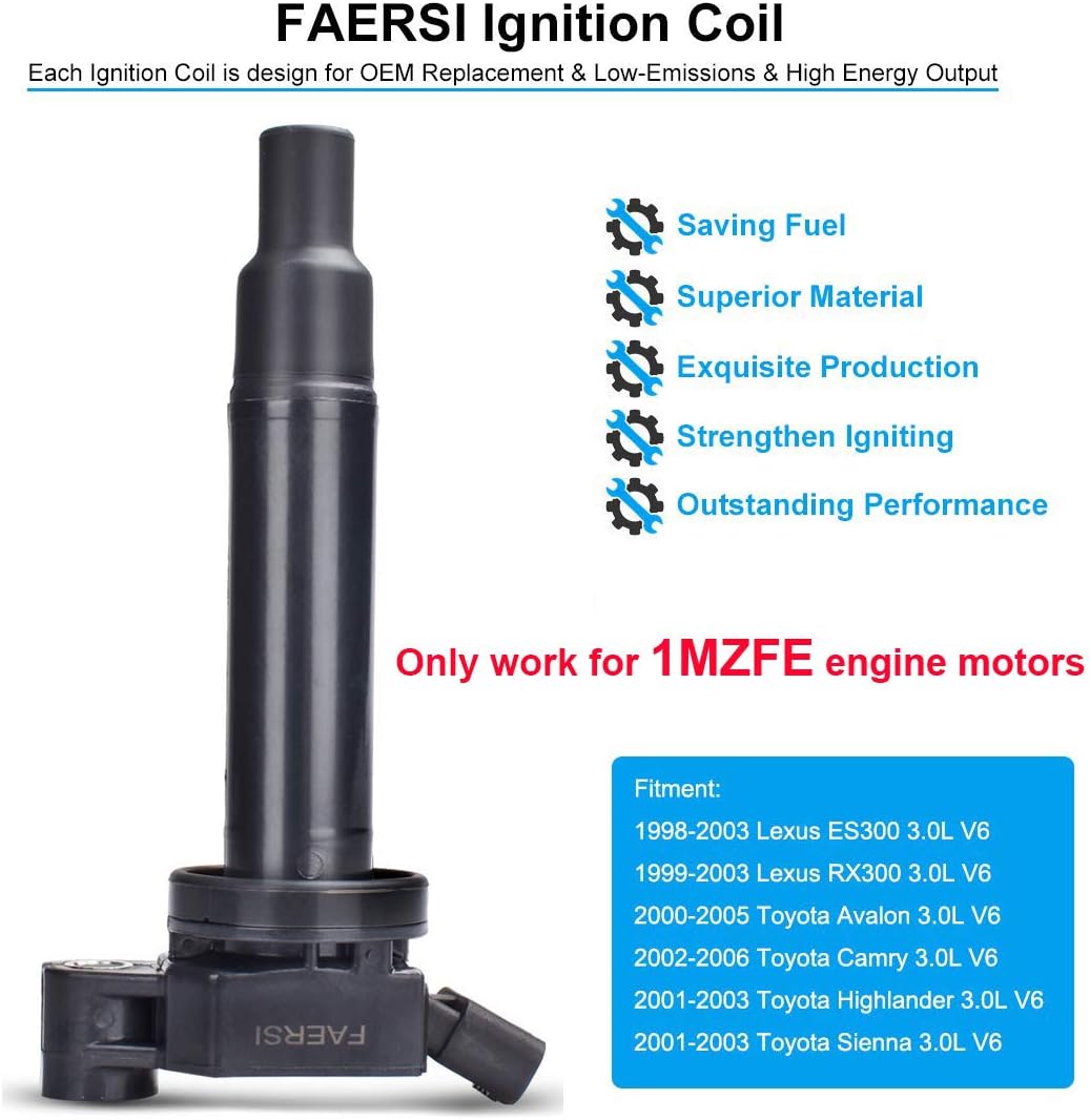 Ignition Coil Packs of 6 for 3.0L V6 Engine K693228