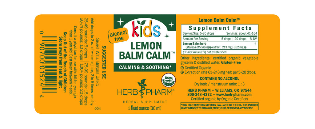 Lemon Balm Glycerite D924