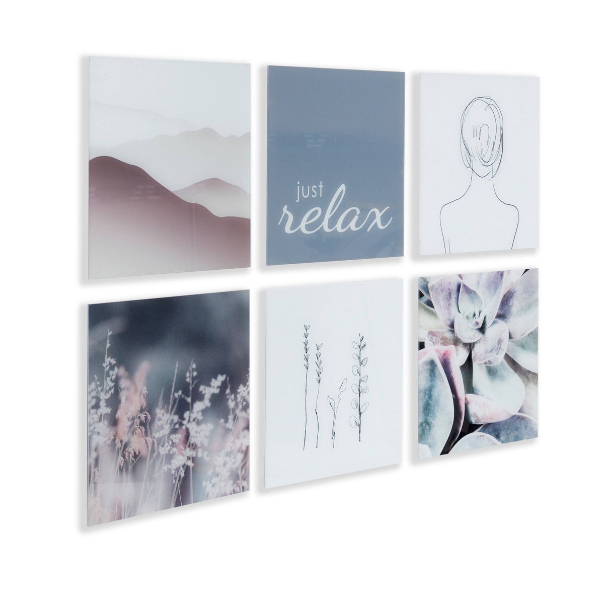 Assorted Floating Acrylic Set X3519