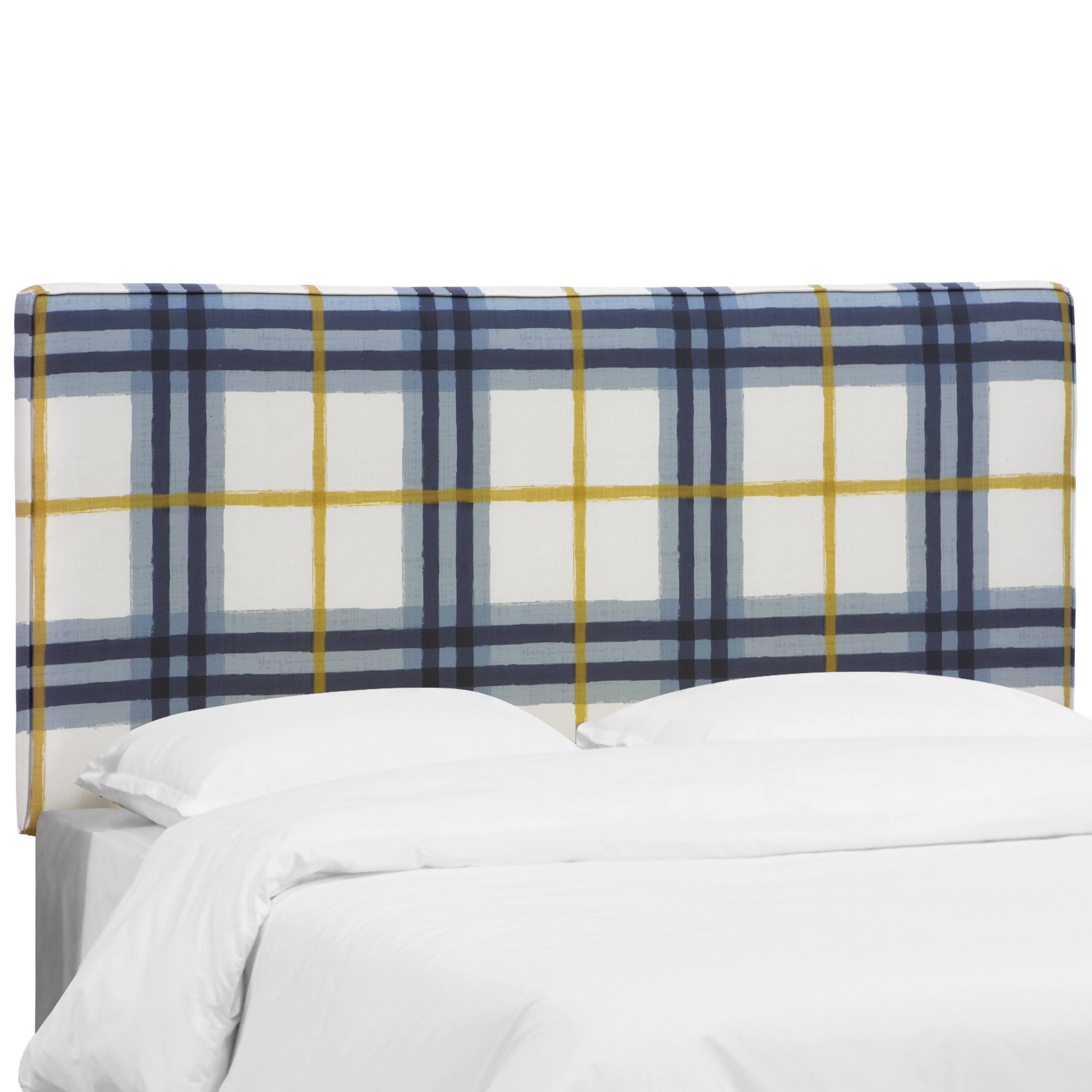 Navy Ochre Twin Headboard C8561