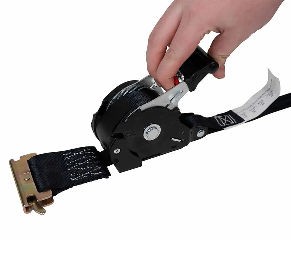 8 Pack Retractable Ratchet Straps with 500 lbs WLL E101167