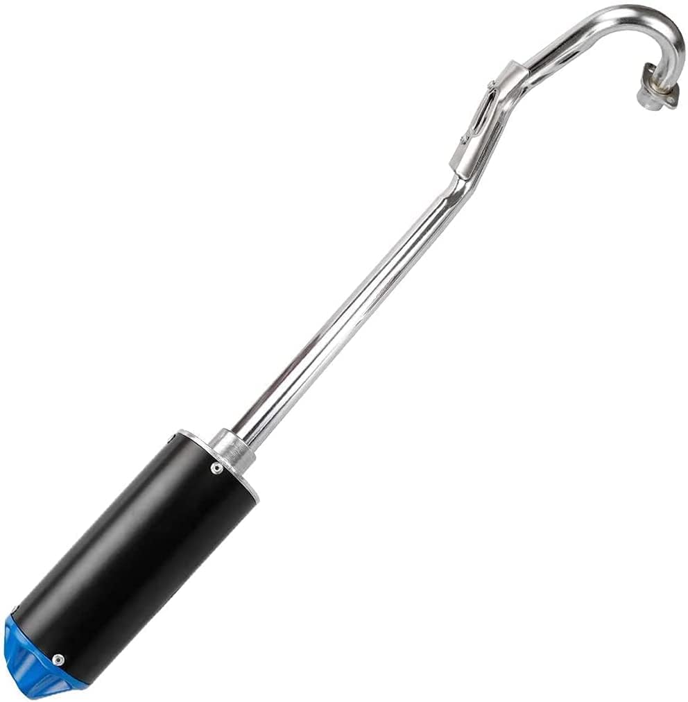 Blue Pack of 2 Exhaust Muffler Silencer Pipe Assembly Kit H88137