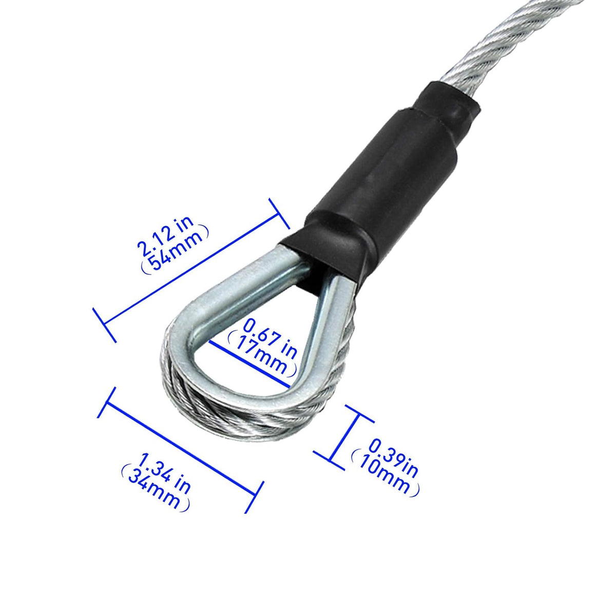 1/4 Inch Galvanized Steel Cable (180 FT) U26317