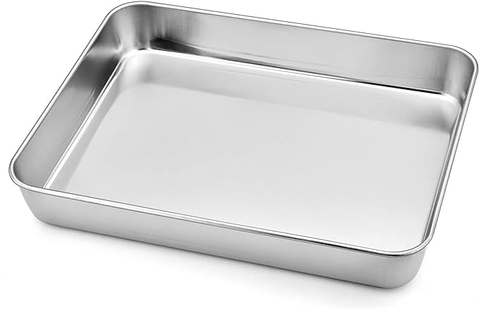 Stainless Steel Small Rectangular Baking Pan A5697