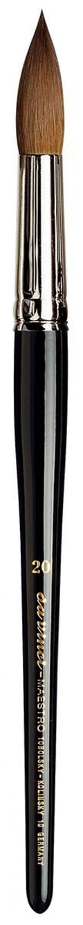 10 Size 20 Kolinsky Red Sable Round Paint Brush L239