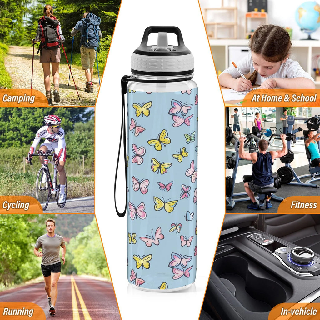 32oz Leakproof Tritan Sports Water Bottle with Straw L9615