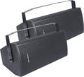 Pair of Dual 8 2-Way Passive Professional Loudspeaker, Black with U Bracket G26400