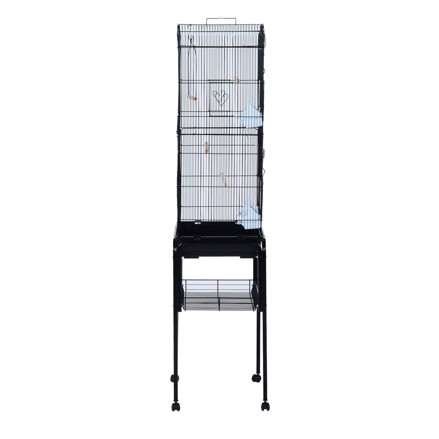 Black Bird Cage D70100