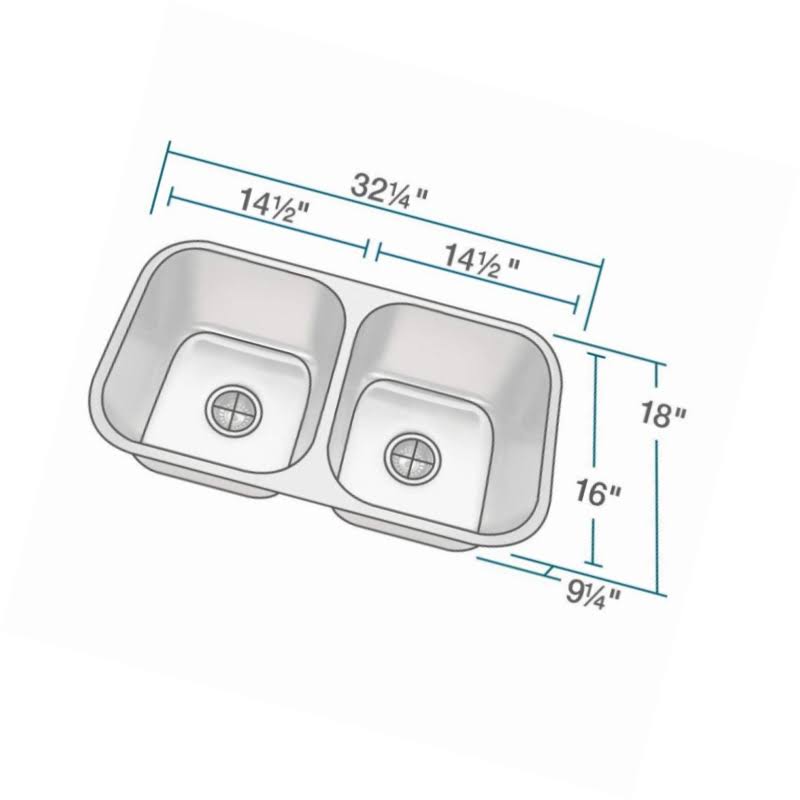 Undermount Stainless Steel Kitchen Sink N933