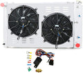 3 Row All Aluminum Radiator with 2X12" Fans Shroud and Relay V458990